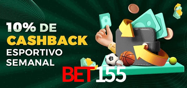 10% de bônus de cashback na Bet155